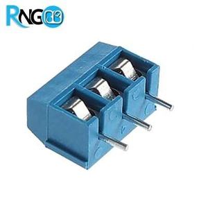 ترمینال پیچی مدل MX/KF301-3pin رنگ آبی کوچک