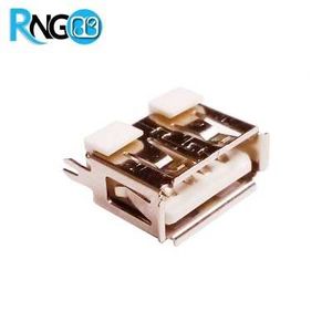 كانكتور USB-A مادگی پایه صاف کوتاه ایستاده