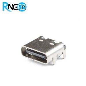 كانكتور USB-C مادگی SMD با نگهدارنده (USB Type C)
