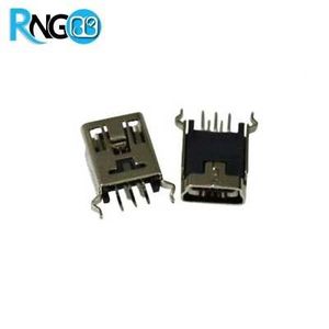 کانکتور USB-Mini مادگی روبردی ایستاده