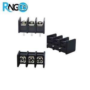 ترمینال مشکی KF45C-9.5mm پنلی بدون جای پیچ 3pin