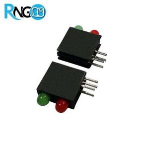 LED قابدار دوبل سبز-قرمز رایت 3mm