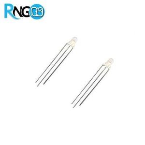 LED مات 3mm دو رنگ سبز-قرمز کاتد مشترک