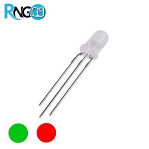 LED مات 5mm دو رنگ سبز-قرمز کاتد مشترک