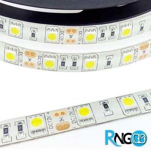 ال ای دی LED نواری سفید مهتابی درشت 5050 60Pcs ضد آب رول 5m