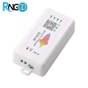 کنترلر RGB LED آدرس پذیر SP107E بلوتوثی موزیکال (AUX)