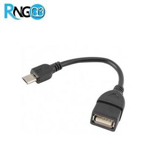 کابل USB-A به USB-Micro مدل OTG به طول 10cm