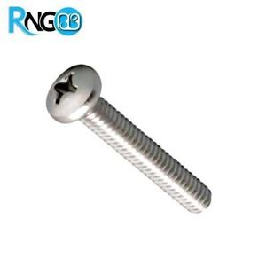 پیچ ماشینی معمولی چهارسو M4 طول 20mm کد 420