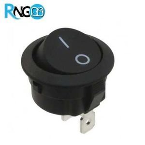 کلید راکر گرد دو حالته دو پین قطر 19mm