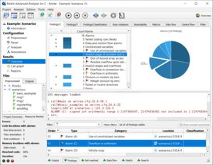 Astrée Static Analyzer for C and C++