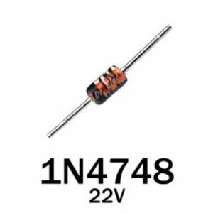 دیود زنر 1N4748 یک وات 22 ولت (حداقل خرید 10 عدد)
