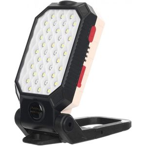 چراغ قوه شارژی ال ای دی آهنربایی مدل W-599B-LED