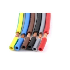 سیم برق افشان مسی 1 در 1.5 صائب رنگ قهوه ای – یک متر