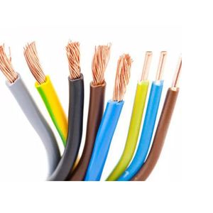 سیم برق افشان مسی 1 در 1.5 صائب رنگ آبی – یک متر