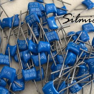 خازن میکا 18 پیکو فاراد 500 ولت 1% ساخت Ashcroft انگلیس پایداری فوق العاده بالا