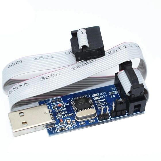 پروگرامر AVR مدل USBASP مناسب برای میکروکنترلرهای AVR و 8051