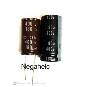 خازن 180 میکروفاراد 400 ولت الکترولیت