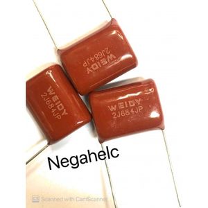 خازن 680 نانو فاراد 630 ولت پلی استر