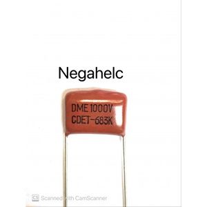 خازن 68 نانو فاراد 1000 ولت پلی استر