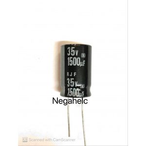 خازن 1500 میکرو فاراد 35 ولت الکترولیت