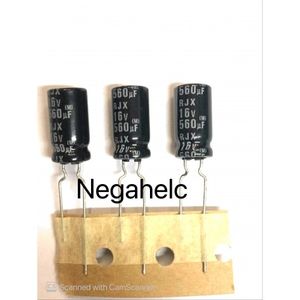 خازن 560 میکرو فاراد 16 ولت الکترولیت