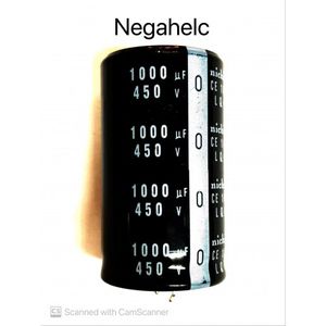 خازن 1000 میکرو فاراد 450 ولت الکترولیت