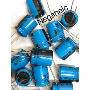 خازن 1000 میکرو فاراد 10 ولت الکترولیت