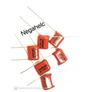 خازن 2.2 نانو فاراد 630 ولت پلی استر