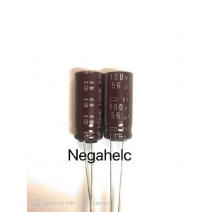 خازن 56 میکروفاراد 100 ولت الکترولیت