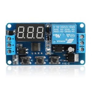ماژول تاخیر 12 ولتی با نمایشگر دیجیتال شمارش معکوس
