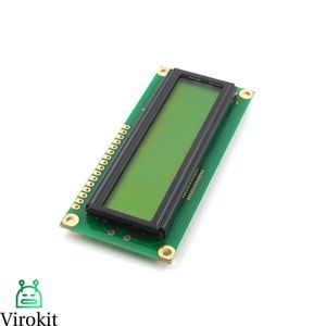 LCD کاراکتری 2×16 با بک لایت سبز