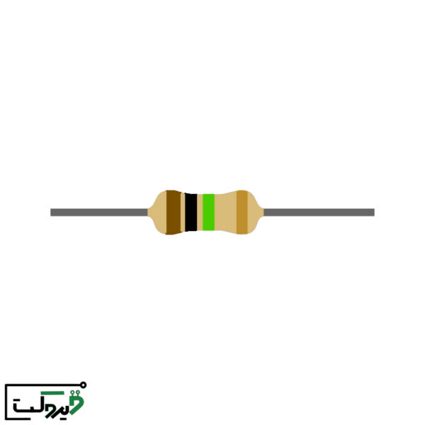 مقاومت 1 مگا اهم 1/4 وات