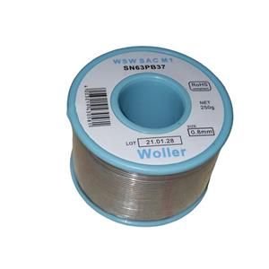 سیم لحیم WOLLER سایز 0.8 میلی متر 250 گرمی
