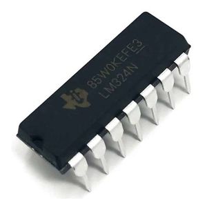 آی سی LM324N DIP اورجینال مارک تکزاس (Texas Instruments)