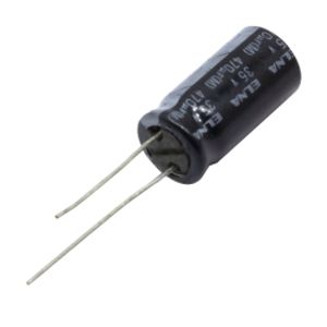 خازن الکترولیتی 470uF / 35V ژاپنی مارک ELNA