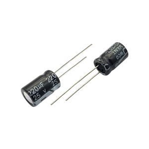 خازن الکترولیتی 220UF-25V