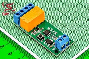 5V 6V 9V 12V MOTOR FORWARD & REVERSE DELAY MODULE WITH B075M9Q5DD  ماژول درايور موتور چپ گرد و راست گرد به همراه تاخير