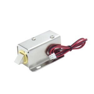 قفل برقی سلونوئید 5, 12, 24 ولت کابینتی
