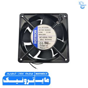 فن MT12038BL AC110V 0/29A ROTRON