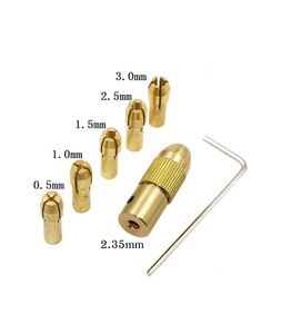 سه نظام پنج سر سایز مته 0٫5 تا 3 میلیمتر مناسب موتور با شفت 2.35mm