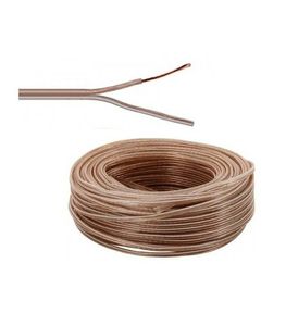 سیم باندی صوتی اسپیکری شیشه ای -رشته CU 2*0.25 – 2*8