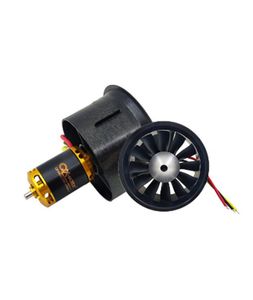 موتور براشلس Brushless با ملخ 12 پره و قدرت 3800KV با قطر دهنه 64mm