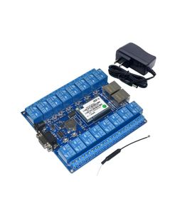 ماژول وای فای HLK-RM04-SW16 با 16 کانال و مجهز به پورت LAN