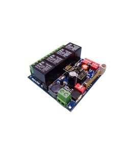 گیرنده 4 کانال اندرویدی و کدلرن 433Mhz و Wifi با رله 10A