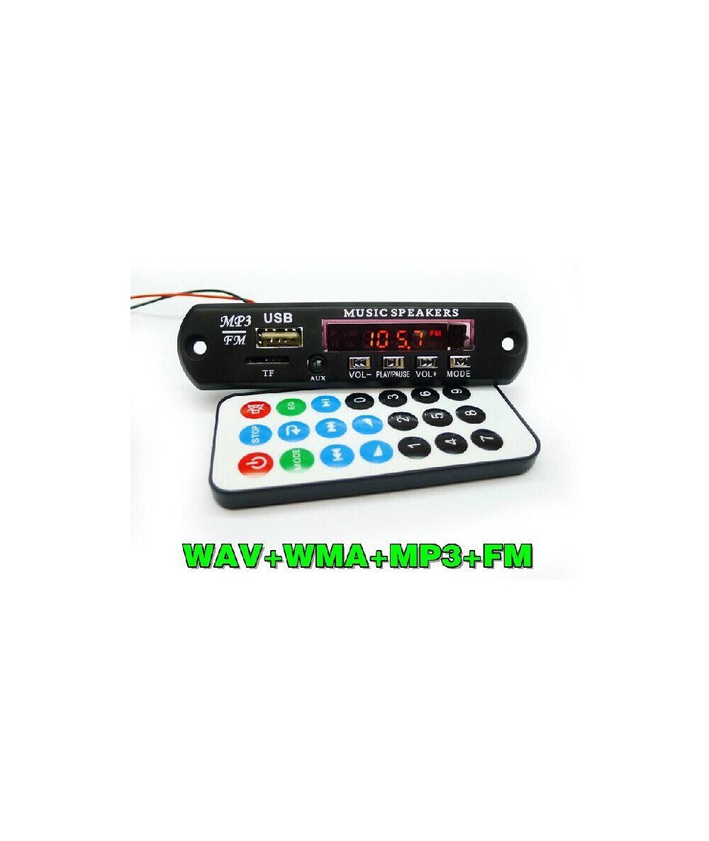 پخش کننده MP3 ، فلش و رادیو مجهز به رکورد و کنترل (پشتیبانی از میکرو SD و USB)
