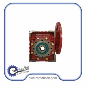 گیربکس حلزونی(کتابی) شاکرین سایز 30 نسبت 10 ورودی 11 خروجی 14 میلیمتر فلنج 63B14 ساخت ایران