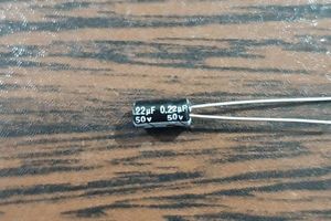 CAP 50V 0.22uF – خازن الکترولیت، 50 ولت، 0.22 میکروفاراد
