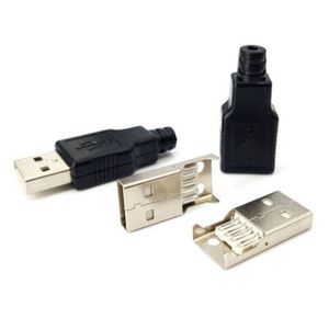 USB-A نری سرکابلی با روکش