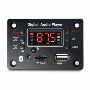 پخش کننده MP3 بلوتوثی 12V مدل (مربعی)