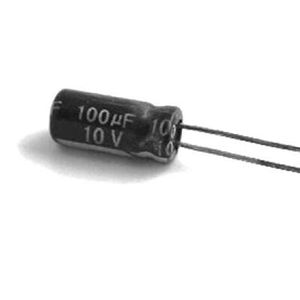 خازن الکترولیتی 100UF 10V